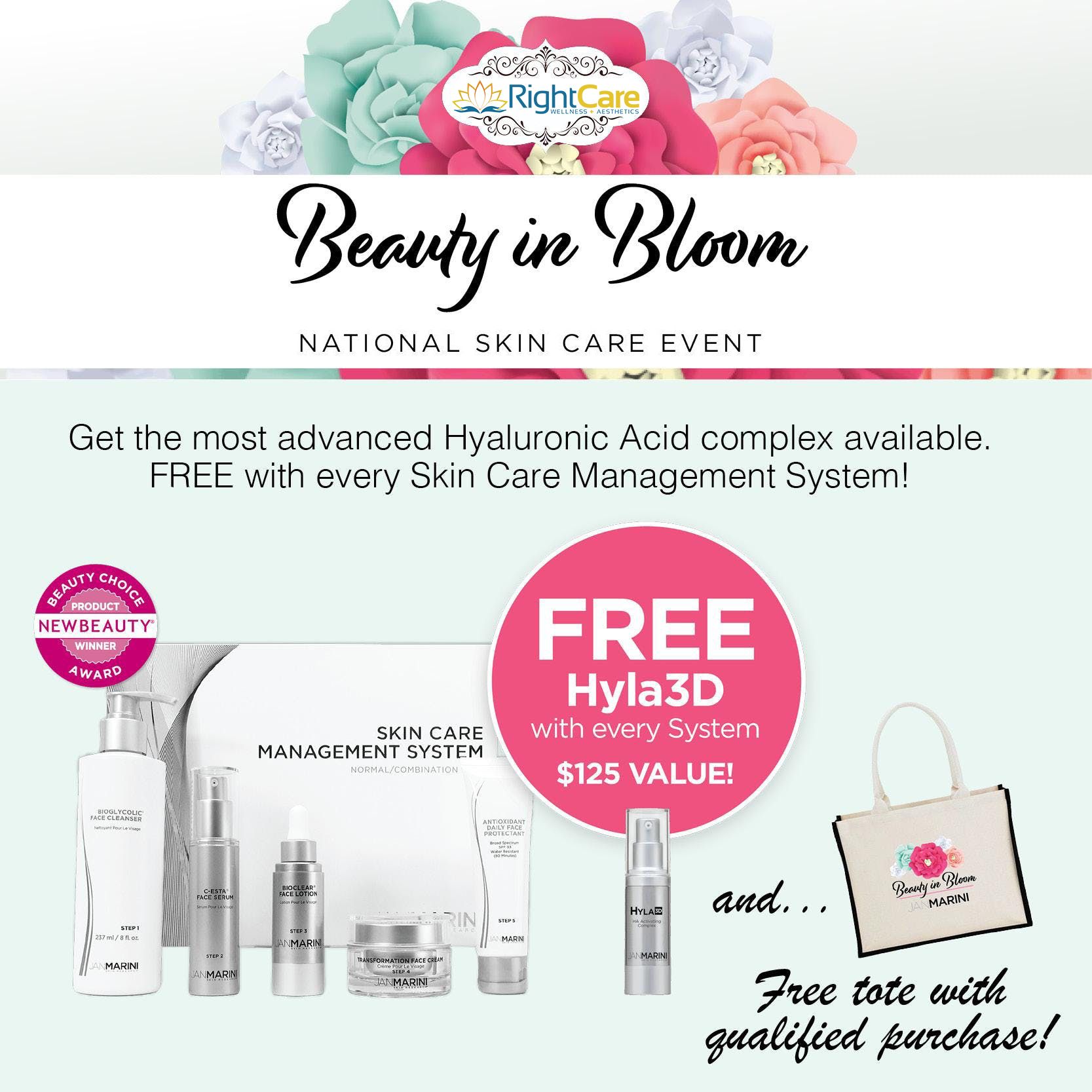 Beauty in Bloom Event from Jan Marini
